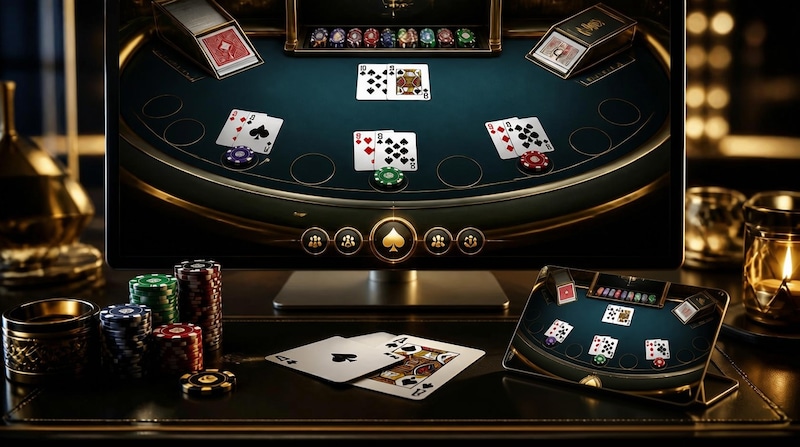 Live Blackjack 21 Table Action